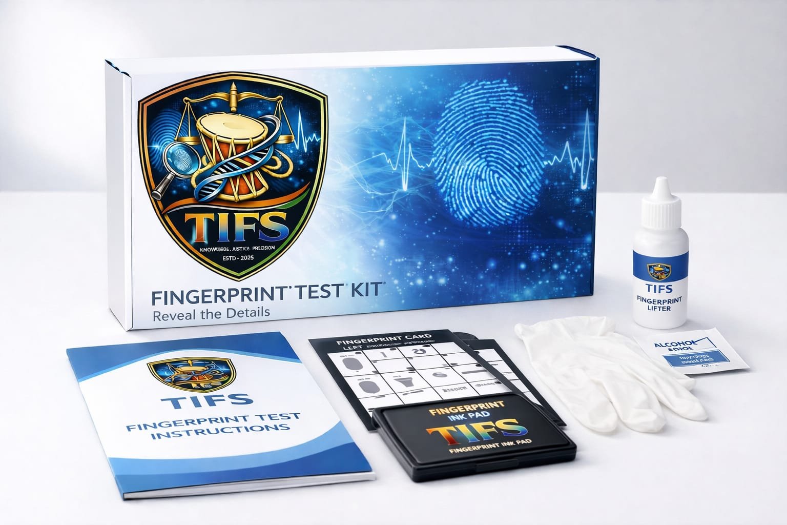 Fingerprint examination kit